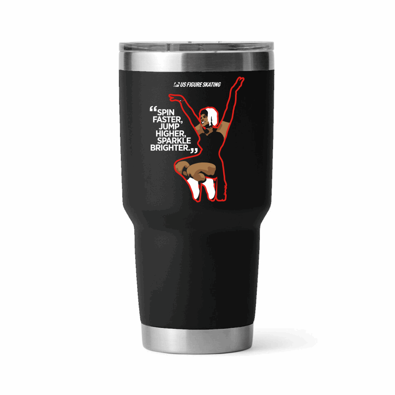 Mabel Fairbanks Skatingly Yours 30 oz Tumbler - U.S. Figure Skating