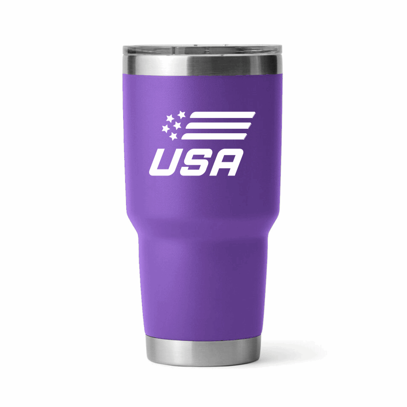 USA Stars & Blades - 30 oz Tumbler - U.S. Figure Skating