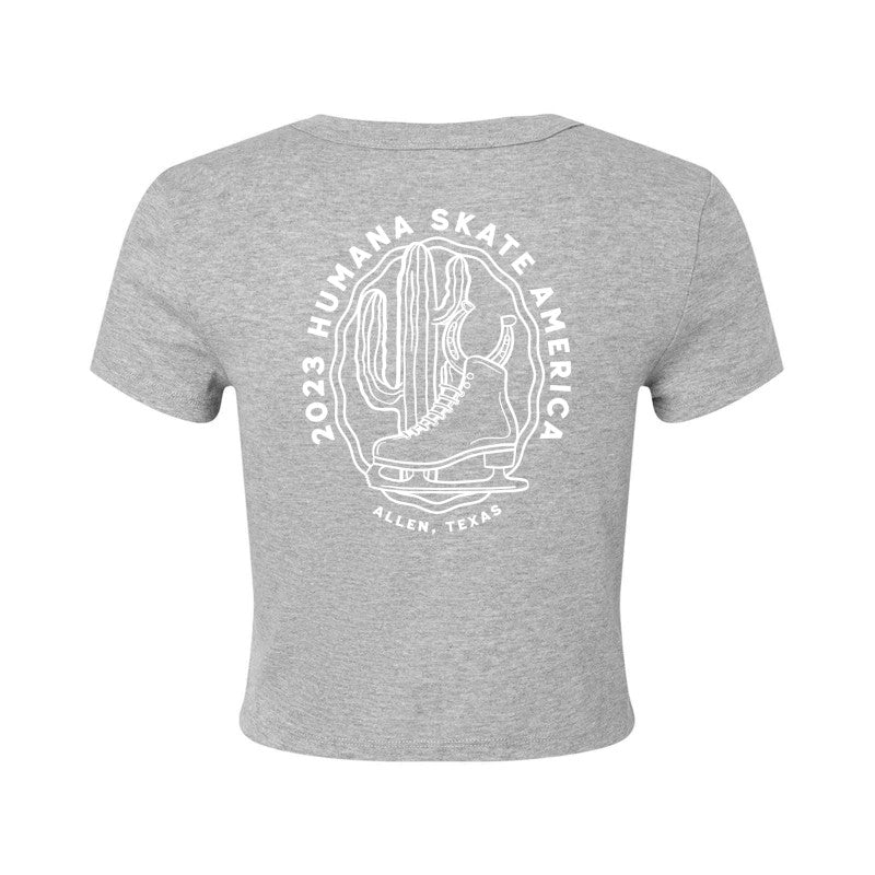 2023 Humana Skate America, Women's Premium Micro Ribbed Baby Tee