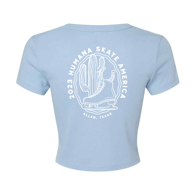 2023 Humana Skate America, Women's Premium Micro Ribbed Baby Tee