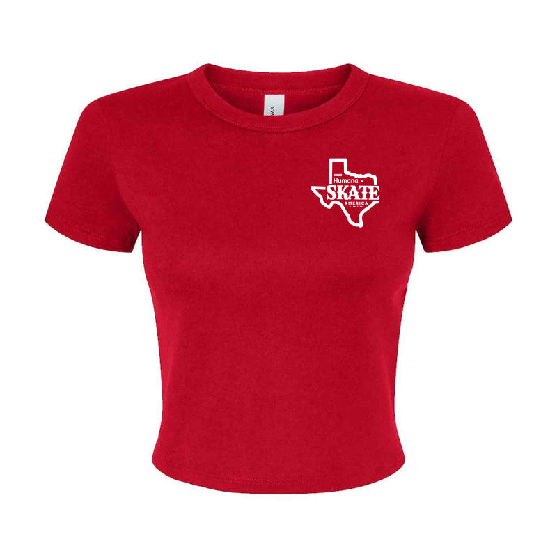 2023 Humana Skate America, Women's Premium Micro Ribbed Baby Tee