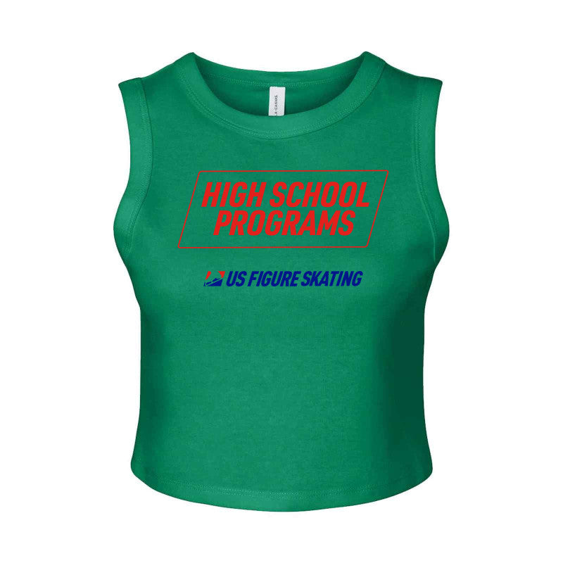 High School Programs, Bella + Canvas Ladies' Micro Rib Muscle Crop Tank