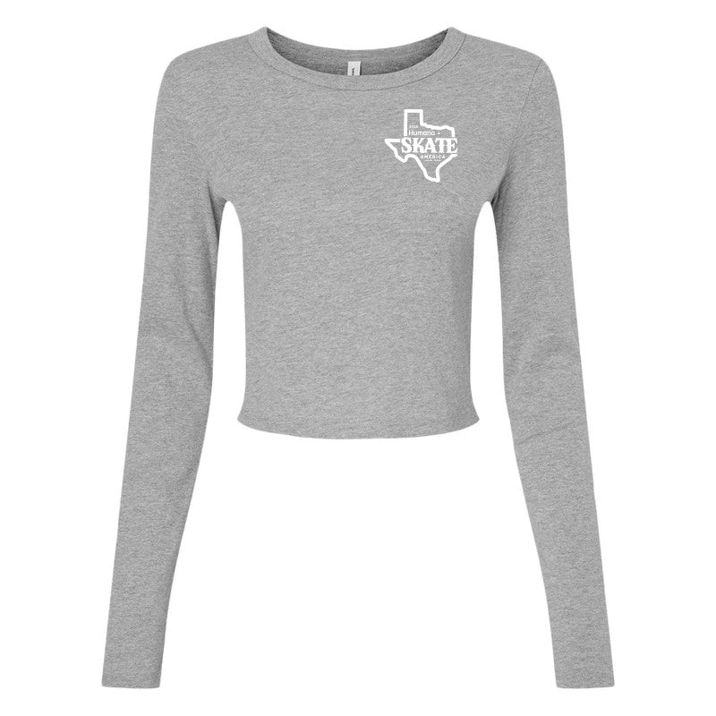 2023 Humana Skate America, Women's Premium Micro Ribbed Long Sleeve Baby Tee