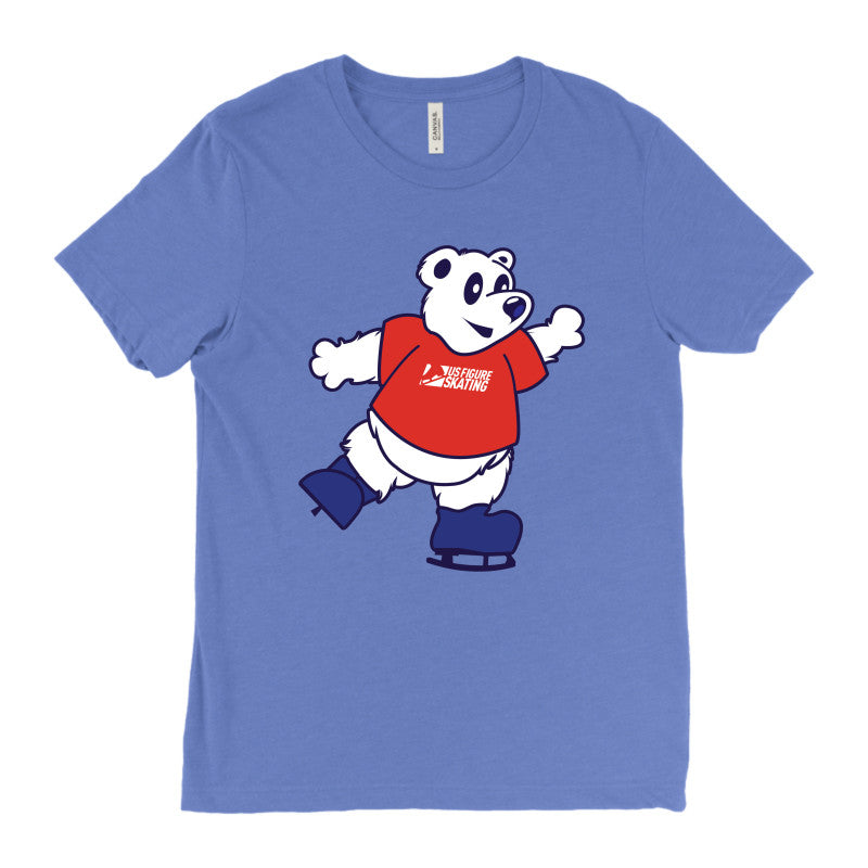 Snowplow Sam Triblend T-shirt - U.S. Figure Skating