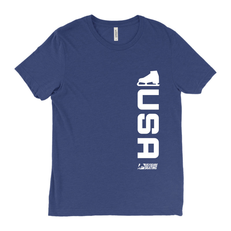 Skate USA Triblend T-shirt - U.S. Figure Skating
