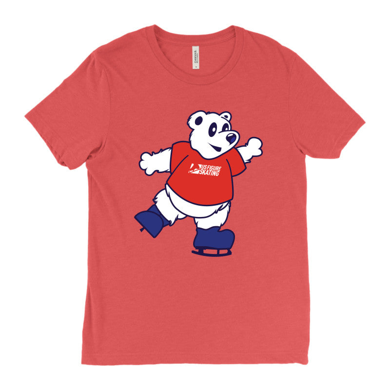 Snowplow Sam Triblend T-shirt - U.S. Figure Skating