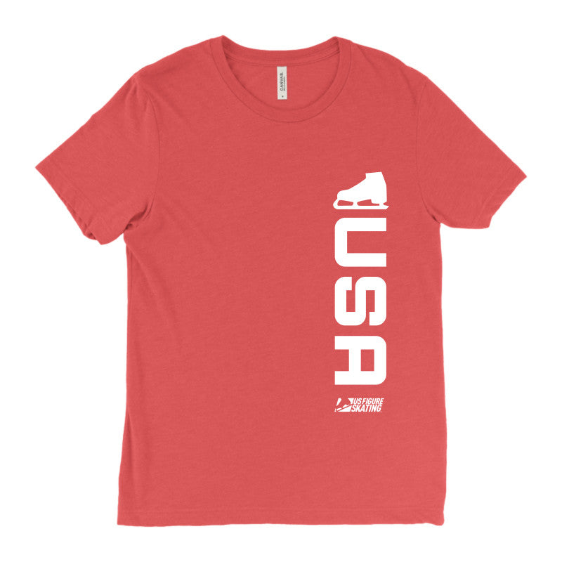 Skate USA Triblend T-shirt - U.S. Figure Skating
