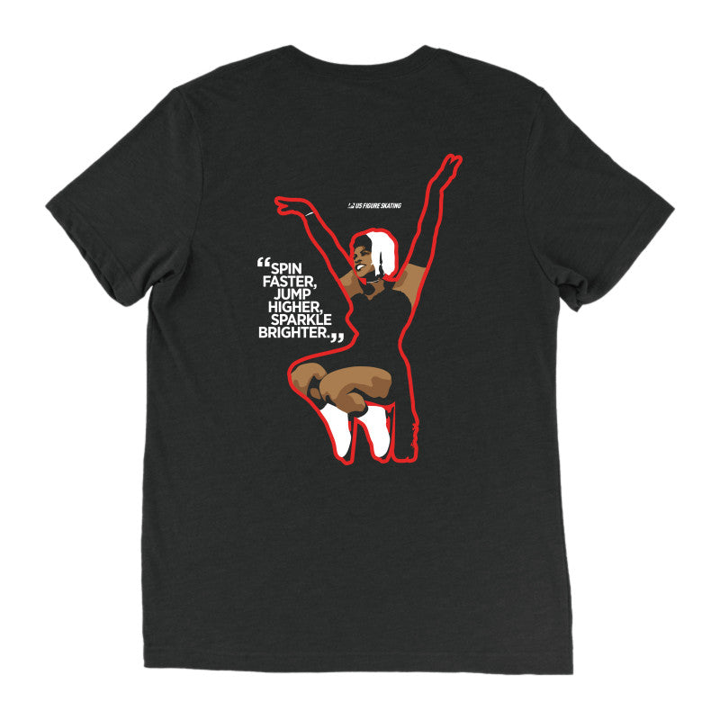 Mabel Fairbanks Skatingly Yours Triblend T-shirt - U.S. Figure Skating