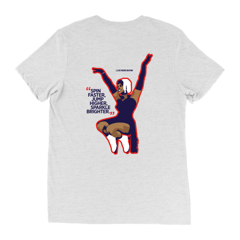 Mabel Fairbanks Skatingly Yours Triblend T-shirt - U.S. Figure Skating