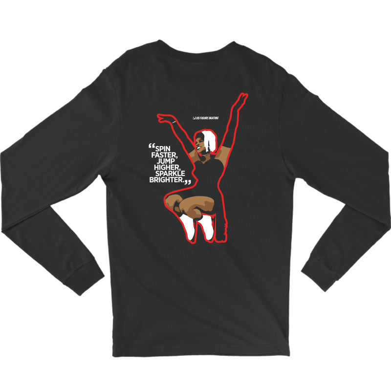 Mabel Fairbanks Skatingly Yours Jersey Long-Sleeve T-shirt - U.S. Figure Skating
