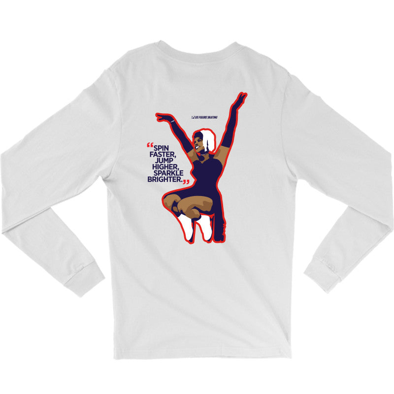 Mabel Fairbanks Skatingly Yours Jersey Long-Sleeve T-shirt - U.S. Figure Skating