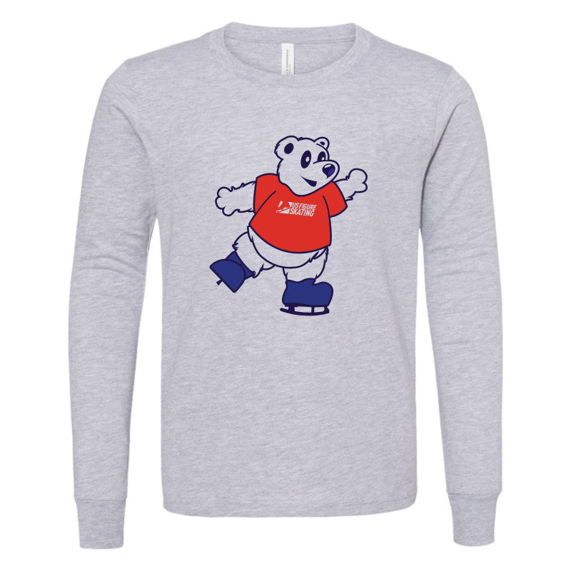 Snowplow Sam Youth Jersey Long Sleeve Tee - U.S. Figure Skating