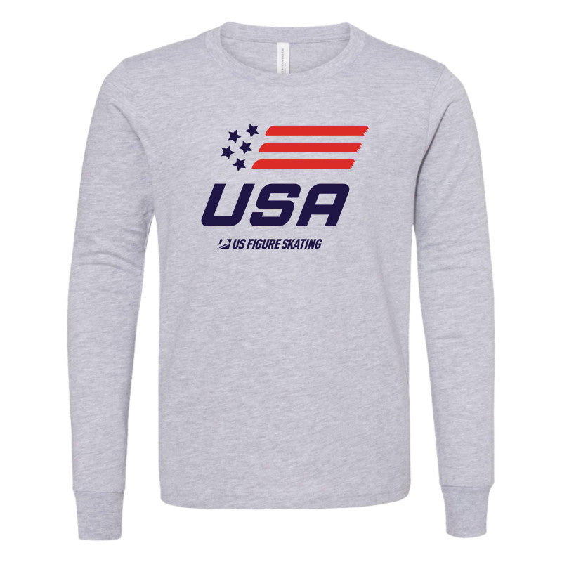 USA Stars & Blades Youth Jersey Long Sleeve Tee - U.S. Figure Skating
