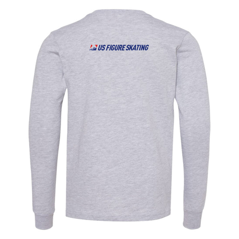 Snowplow Sam Youth Jersey Long Sleeve Tee - U.S. Figure Skating