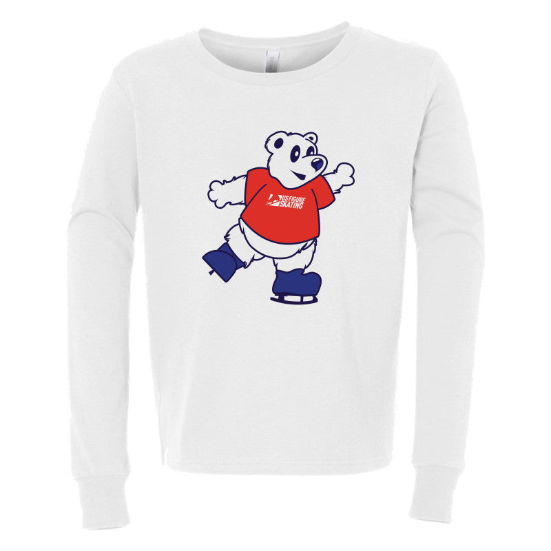 Snowplow Sam Youth Jersey Long Sleeve Tee - U.S. Figure Skating