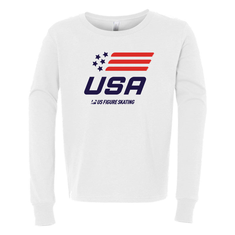 USA Stars & Blades Youth Jersey Long Sleeve Tee - U.S. Figure Skating