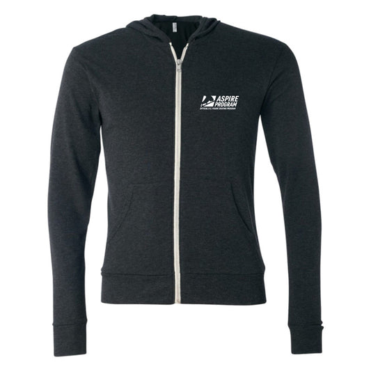 Aspire Program - Triblend Full-Zip Lightweight Hoodie - U.S. Figure Skating