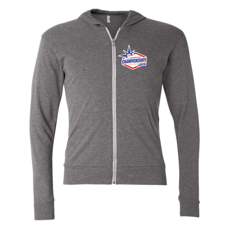 2024 U.S. Synchronized Skating Championships Full-Zip Lightweight Hoodie - U.S. Figure Skating