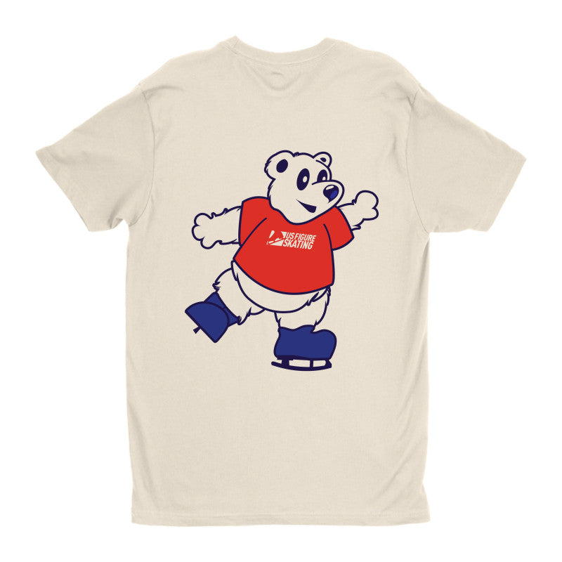 Snowplow Sam - Heavyweight T-Shirt - U.S. Figure Skating