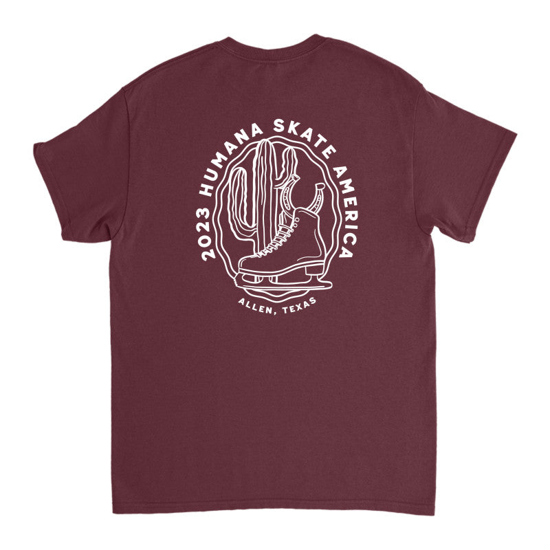 2023 Humana Skate America, Heavy Cotton Tee