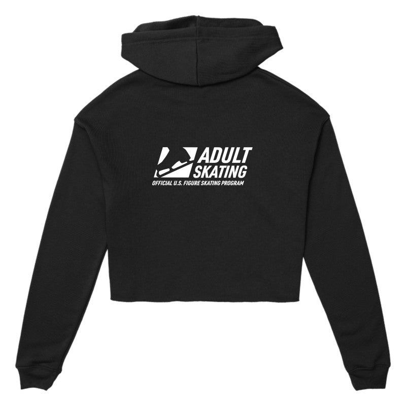Adult Skating, Women's Cropped Fleece Hoodie
