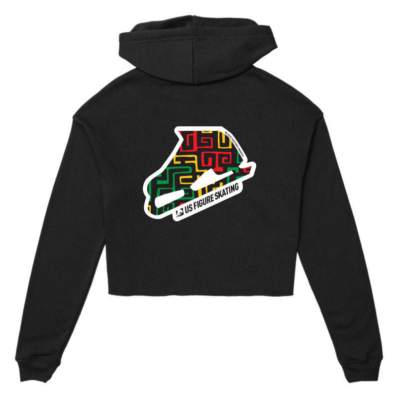 Black History Month Women's Cropped Fleece Hoodie - U.S. Figure Skating