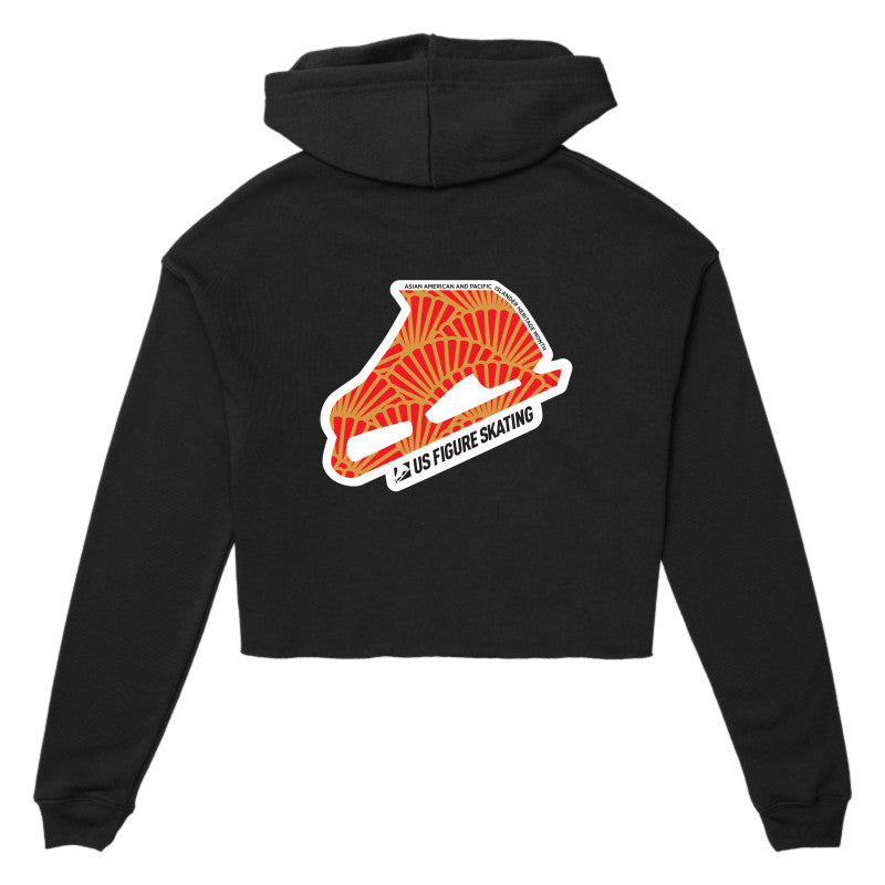 AAPI Heritage Month - Women's Cropped Fleece Hoodie - U.S. Figure Skating