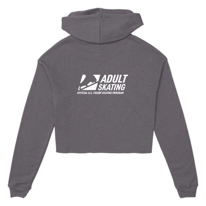 Adult Skating, Women's Cropped Fleece Hoodie