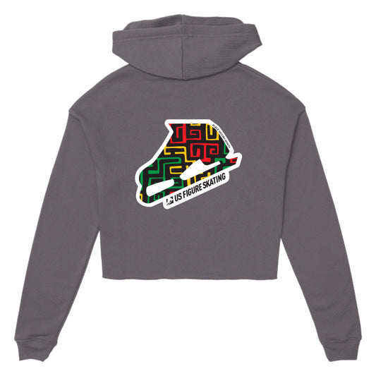 Black History Month Women's Cropped Fleece Hoodie - U.S. Figure Skating