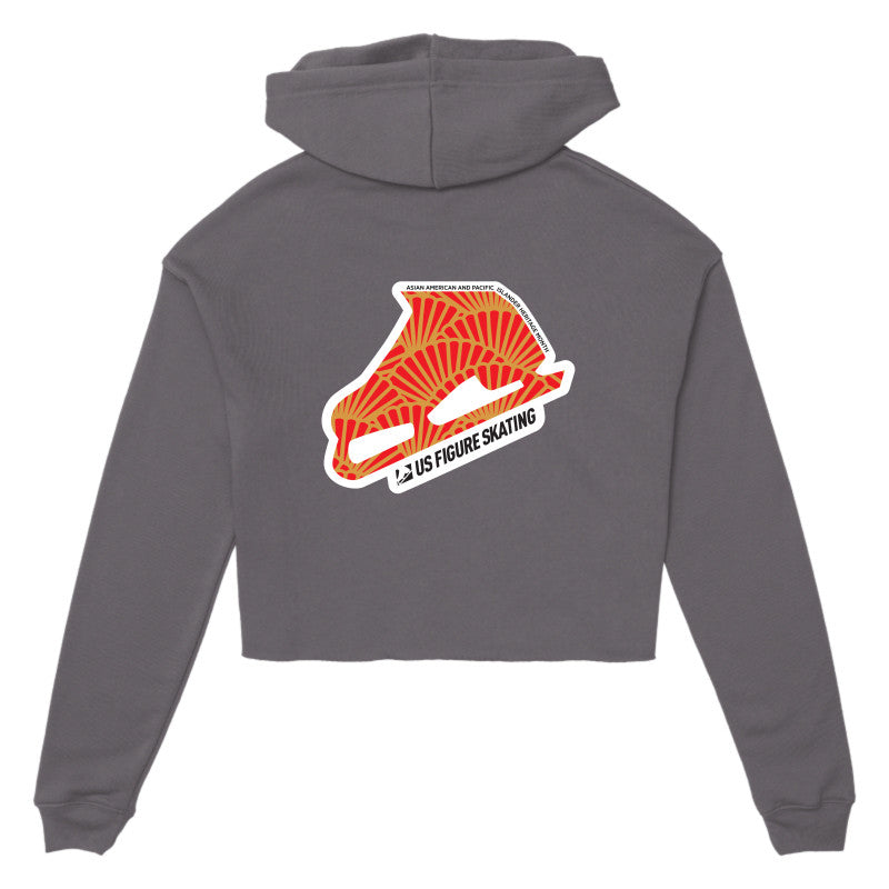 AAPI Heritage Month - Women's Cropped Fleece Hoodie - U.S. Figure Skating