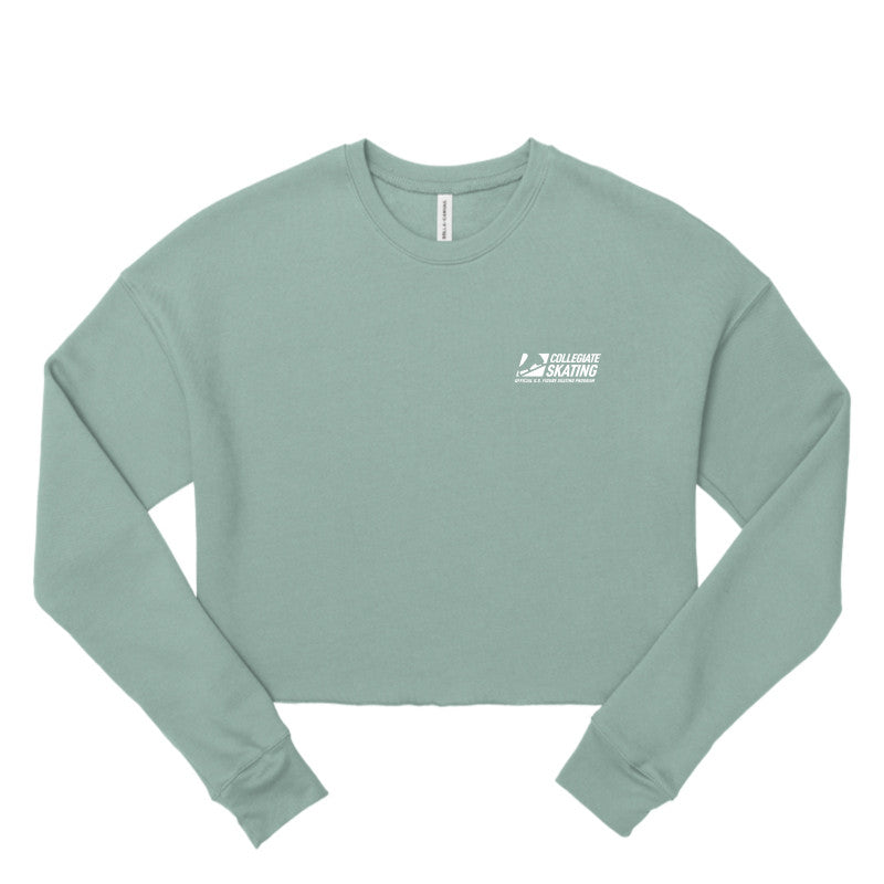 Collegiate Skating, Women's Cropped Fleece Crew