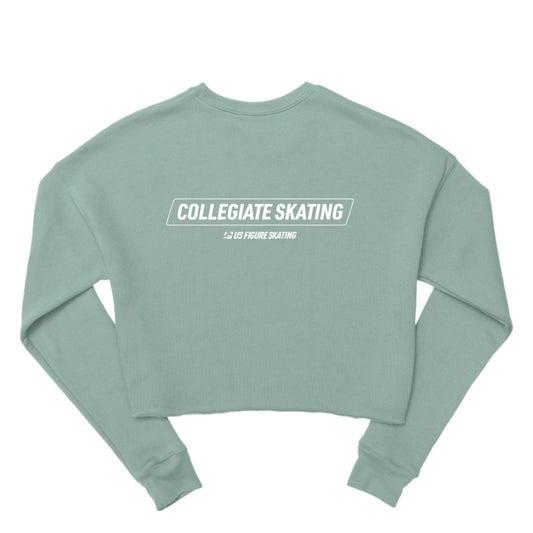 Collegiate Skating, Women's Cropped Fleece Crew