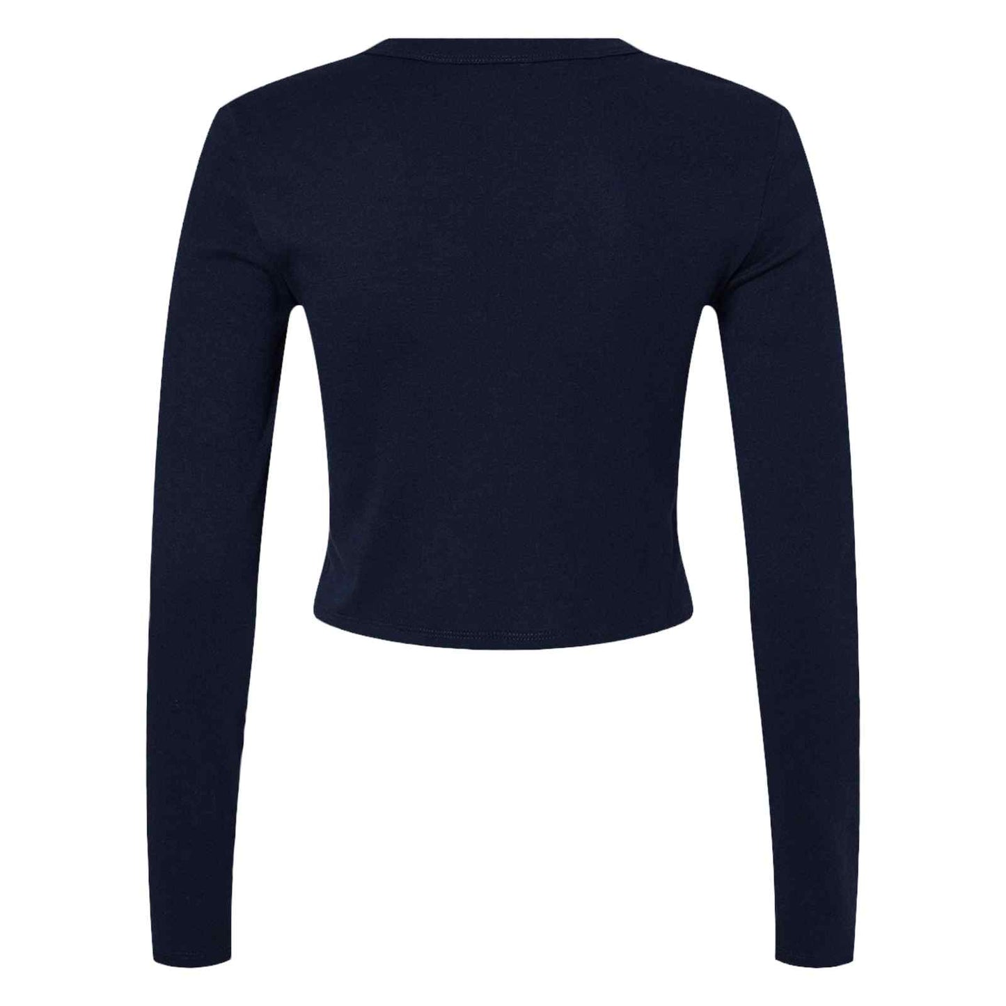 Leave Your Mark (BlueGreen with Black) - Bella + Canvas Ladies' Micro Ribbed Long Sleeve Baby Tee