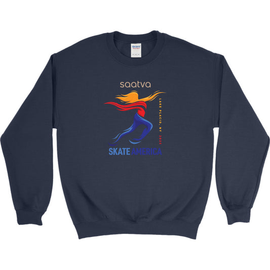 2025 Saatva Skate America - Gildan Heavy Blend Crewneck sweatshirt