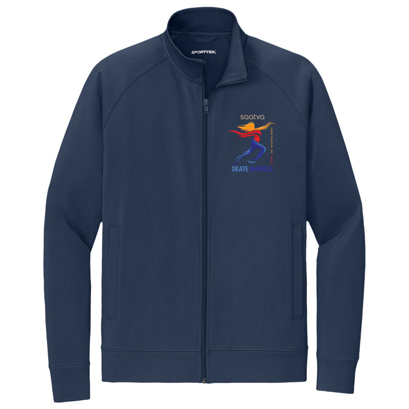 2025 Saatva Skate America - Sport-Tek® Sport-Wick® Stretch Full-Zip Cadet Jacket