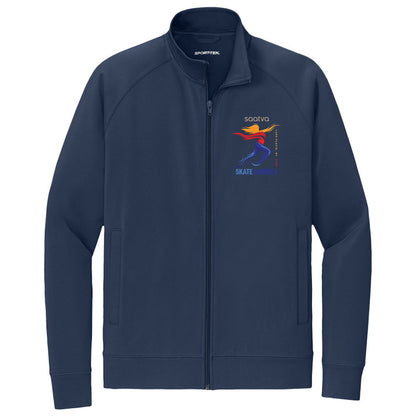 2025 Saatva Skate America - Sport-Tek® Sport-Wick® Stretch Full-Zip Cadet Jacket