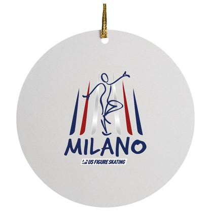 Milano -  Ceramic Circle Ornament