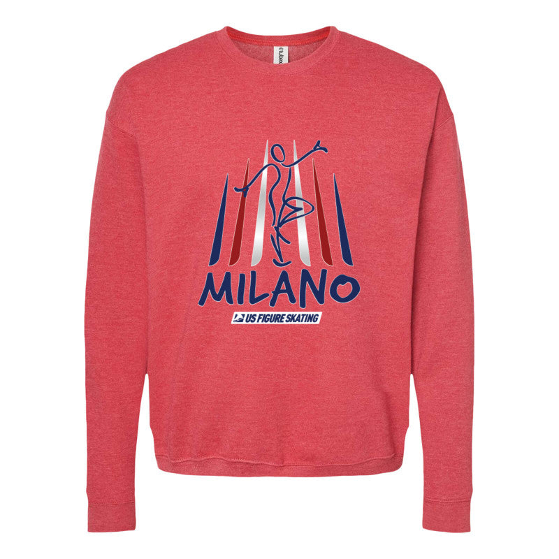 Milano - Unisex Fleece Crewneck Sweatshirt