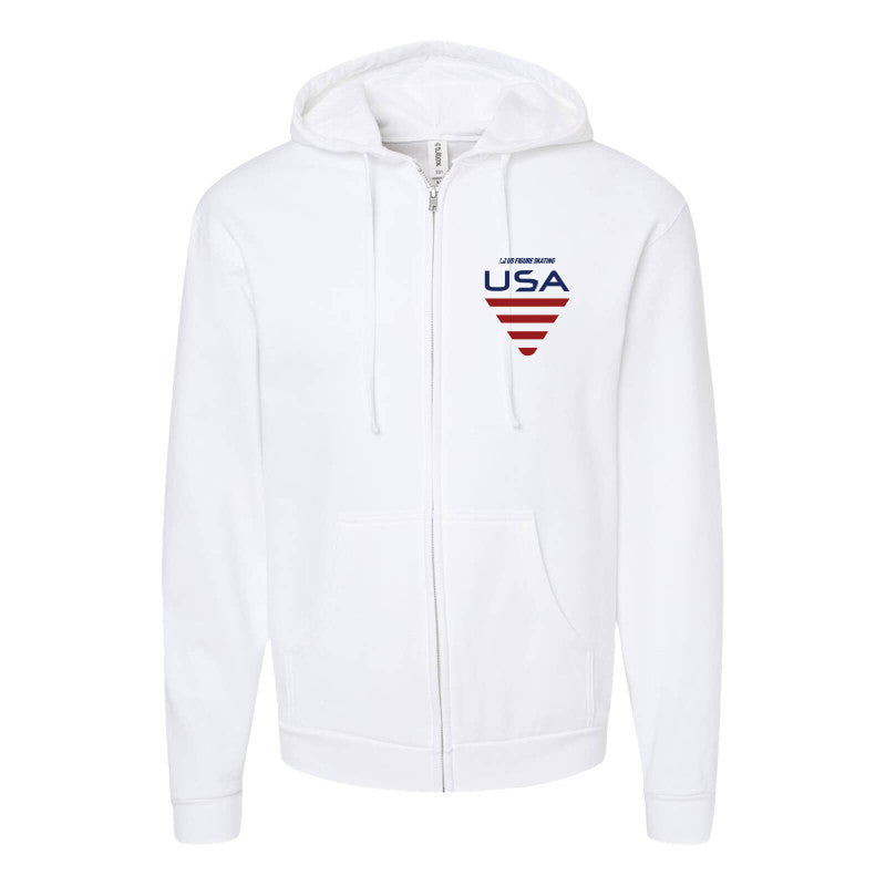 USA - Full-Zip Hooded Sweatshirt