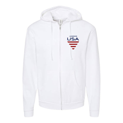 USA - Full-Zip Hooded Sweatshirt
