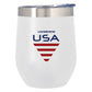 USA - 12 oz. Vinay Stemless Wine Glass