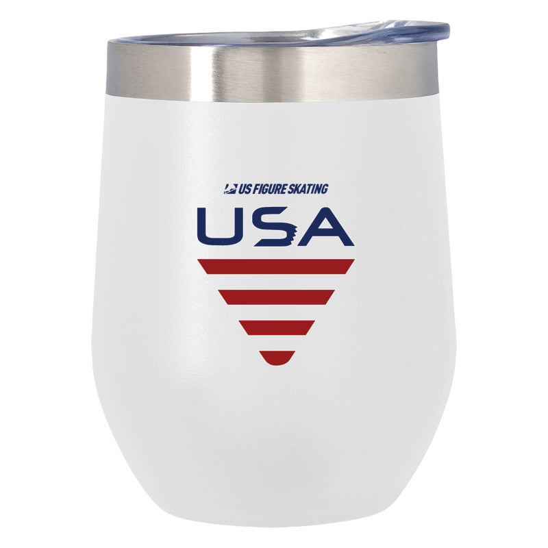 USA - 12 oz. Vinay Stemless Wine Glass