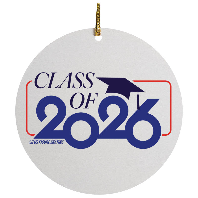 Class of 2026 -  Ceramic Circle Ornament