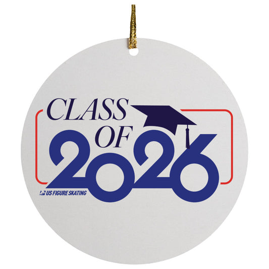 Class of 2026 -  Ceramic Circle Ornament