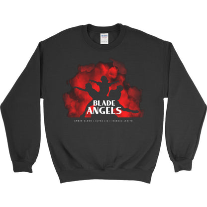 Blade Angels - Silhouette Gildan Heavy Blend Crewneck sweatshirt