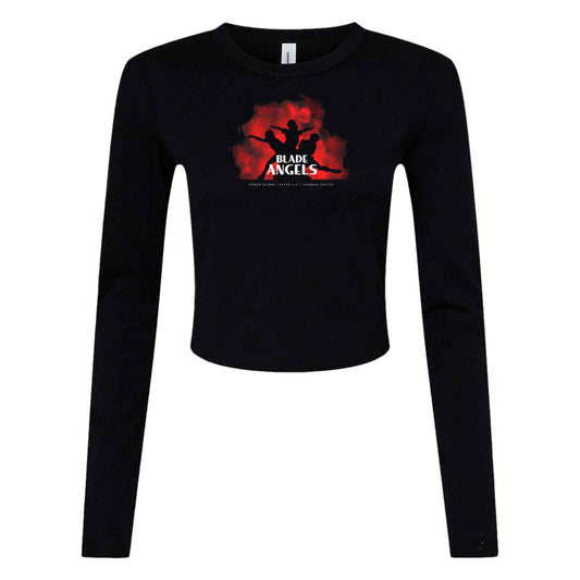 Blade Angels - Silhouette Bella + Canvas Ladies' Micro Ribbed Long Sleeve Baby Tee