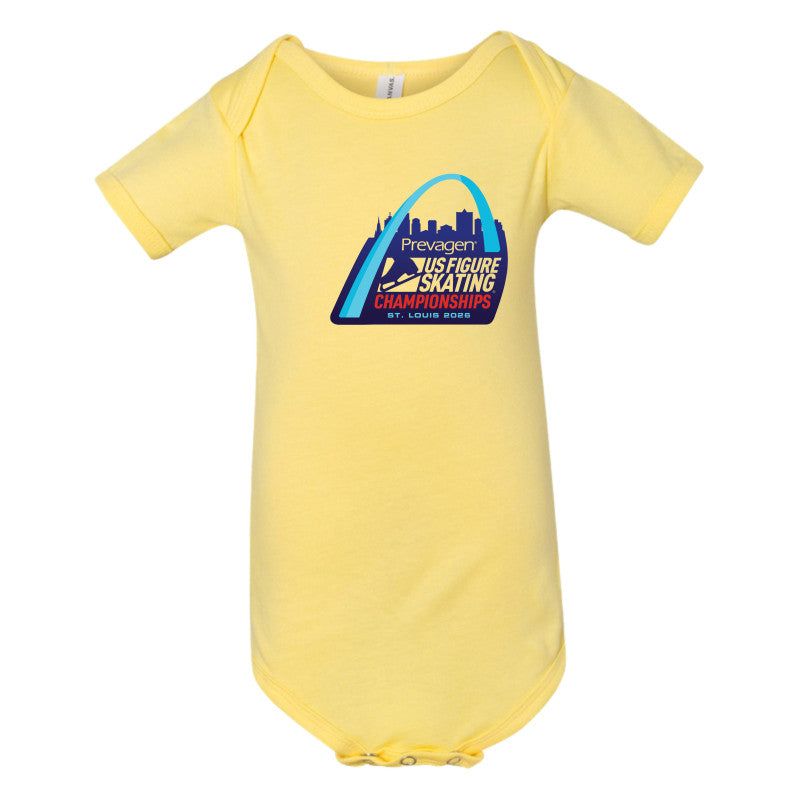 2026 U.S. Figure Skating Championships Bella + Canvas Baby Jersey One Piece