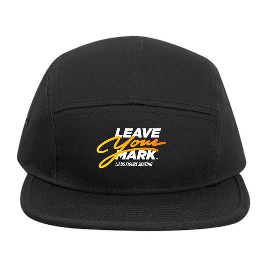 Leave Your Mark (YellowGold with white) OTTO CAP 5 Panel Camper Hat