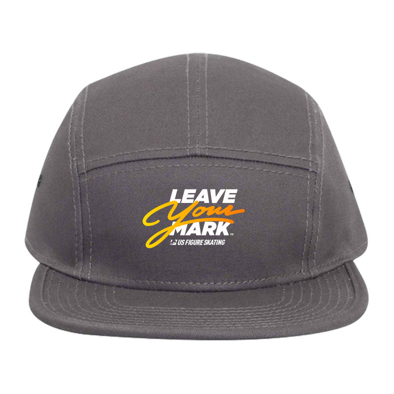 Leave Your Mark (YellowGold with white) OTTO CAP 5 Panel Camper Hat