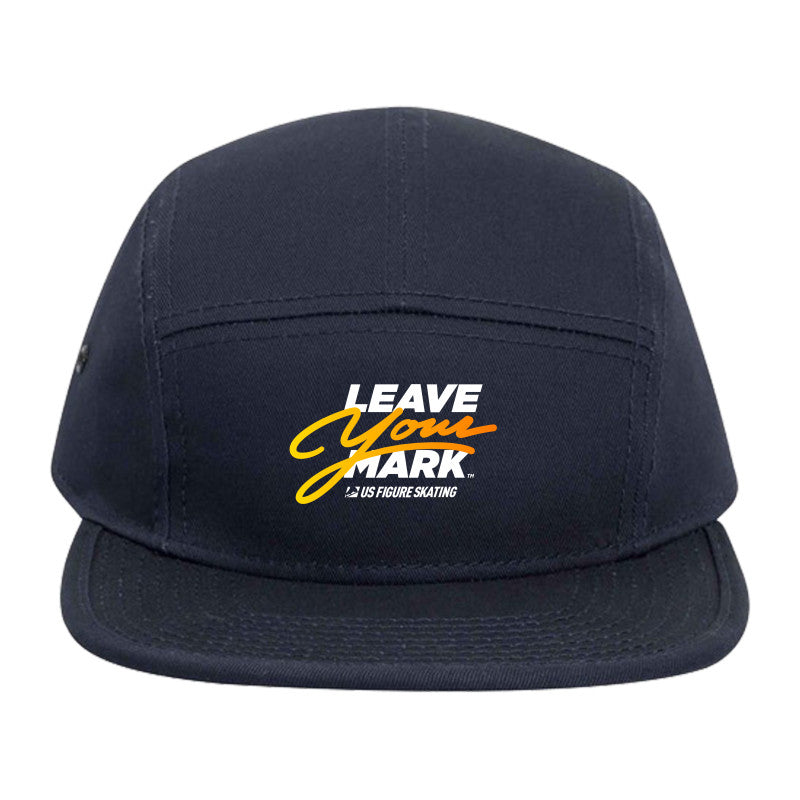 Leave Your Mark (YellowGold with white) OTTO CAP 5 Panel Camper Hat